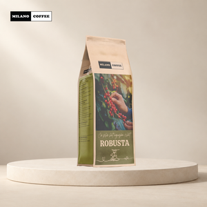 Granos de Café Robusta Vietnamita Puro Premium 250g Milano Tueste Claro Sabor Intenso Aroma Fuerte Venta al por Mayor Personalizada - Product Image 6