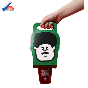 Boîte de transport de boissons recyclables | Emballage imprimé personnalisé pour boissons à emporter - Product Image 3