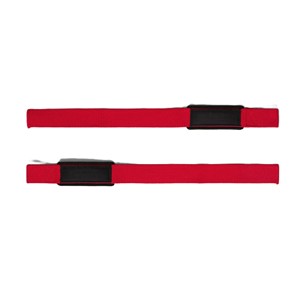 Sangles de levage professionnelles personnalisées antidérapantes en coton robuste, confortables et réglables par Misha Sports - Product Image 3