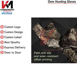 Guantes Profesionales de Caza, Camuflaje, Dedos Completos, Térmicos, Impermeables, Antideslizantes, con Correa de Muñeca Ajustable - Product Image 2