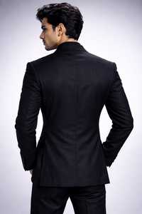 Nouvelle veste de smoking noire de luxe pour homme, blazer à revers perlé de luxe et veste de soirée de créateur faite à la main - Product Image 3