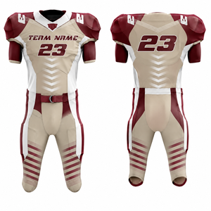 Camiseta de Fútbol Americano Personalizada para Hombre, Sublimada, Transpirable, de Poliéster, Cuello en V, Manga Corta, Número de Equipo 23 - Product Image 5