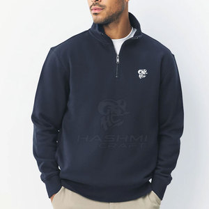 เสื้อสเวตเชิ้ตผู้ชายแบบซิป ¼ ตัว น้ำหนักเบา ผลิตจากโพลีเอสเตอร์คุณภาพดี ให้ความอบอุ่น สวมใส่สบาย เหมาะสำหรับฤดูหนาวและกิจกรรมกลางแจ้ง - Product Image 2