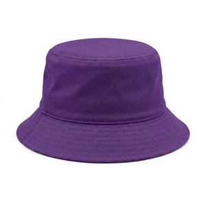 Chapeau Bob en Toile de Coton Premium Unisexe Couleur Unie Style Décontracté Printemps-Été Adulte 56-58CM Personnalisable OEM ODM Faible MOQ - Product Image 1