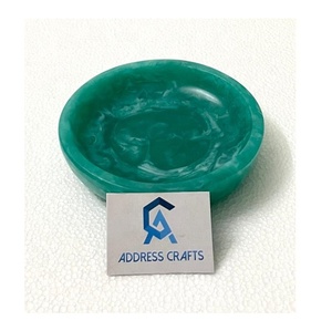 ชามเรซินจานแบบทำมือชามเรซินขนาดตั้งโต๊ะเครื่องครัวแบบปรับแต่งได้สไตล์หรูหรา - Product Image 1