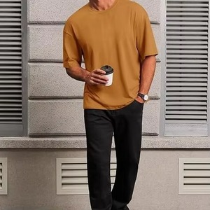 เสื้อยืดเปล่าผ้าฝ้าย 100% ขายส่ง เสื้อผ้าสตรีทแฟชั่น เสื้อยืดหนานุ่ม รับผลิตเสื้อยืดแบรนด์ส่วนตัว OEM ODM โรงงานผู้ผลิต - Product Image 2