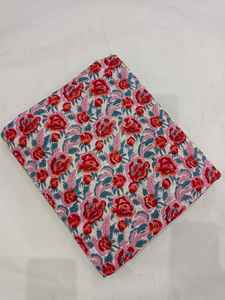 Tela 100% Algodón, Estampado a Mano, Diseño Indio Hermoso, Accesorios de Moda Únicos para Mujer - Product Image 3