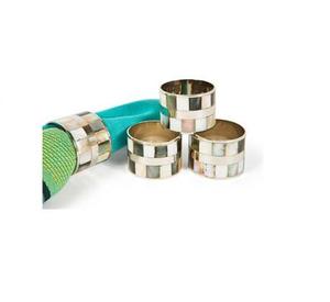 Chic Handmade MOP Napkin Holders For Wedding Dinner Festive <b>Mirror</b> Polished Napkin Ring Sea <b>Shell</b> Napkin Accessory For Tableware - Product Image 4