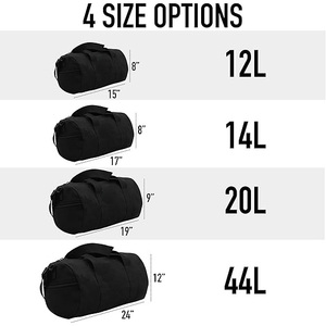 Heavy Duty Gym Sports Bag Fitness Training Duffel Bag Strong Build For Workout Exercise And <b>Travel</b> Water <b>Bottle</b> Holder - Product Image 5