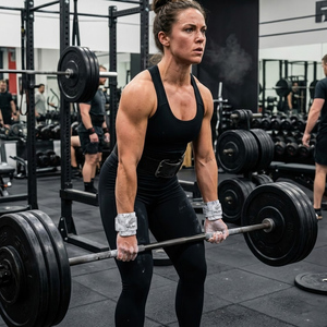 Support de poignet en néoprène de qualité supérieure pour la musculation et le powerlifting - Protection professionnelle légère avec fermeture auto-agrippante réglable - Product Image 4