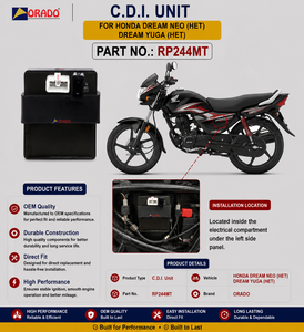Honda Dream Neo, Dream Yuga CDI-Einheit in Exportqualität für Zweirad-Ersatzteile Indien Orado - Product Image 5