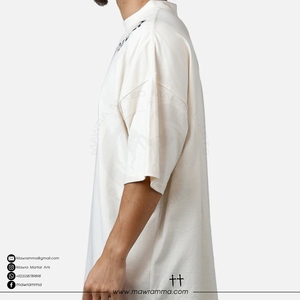 Custom Logo 100% Cotton DTG Print Heavyweight Oversized <b>Tshirt</b> Unisex Boxy Fit Streetwear Drop Shoulder Vintage Summer - Product Image 2