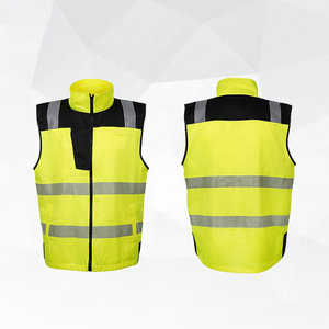 Custom High Visibility Safety <b>Vest</b> Customizable High Quality Safety <b>Vest</b> Reflective Work <b>Vest</b> for Hi Vis, Winter Workwear - Product Image 4
