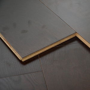 MUMU Parquet hexagonal stratifié à 3 couches en bois massif chêne noyer Chevron parquet d'ingénierie - Product Image 5