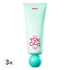 Crema all'Artemisia EditB Jinjeong Tok Cica 100ml, Confezione da 3, Trattamento Viso alle Erbe per Pelle Sensibile, Ingrediente Principale: Centella - Product Image 1