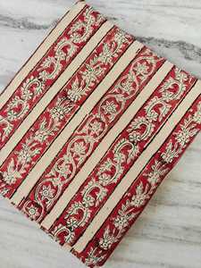 Tissu en coton imprimé au bloc Sanaganeri, tissu imprimé à la main de Jaipur, tissu indien pour robes, fournisseur de tissus en coton en gros - Product Image 6