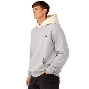 Two Tone Hoodies Cotton Fleece Oversized <b>Pullover</b> Streetwear Contrast Hood Design Loose Fit Custom Logo Hoodies Bulk Supply - Product Image 3