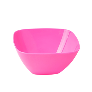 ชามพลาสติกทรงสี่เหลี่ยมเป็นมิตรกับสิ่งแวดล้อมทนทานและทำความสะอาดง่ายสำหรับบ้านอุตสาหกรรมโรงอาหารปาร์ตี้ - Product Image 4