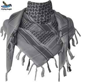 ผ้าคลุมศีรษะแบบอาหรับลายพรางแบบกำหนดเอง ผ้าฝ้ายเชมากห์ ผ้าคลุมศีรษะแบบเคฟฟียะห์ ระบายอากาศได้ดี กันลม กันฝุ่น น้ำหนักเบา ผ้าพันคอสำหรับกิจกรรมกลางแจ้ง - Product Image 2