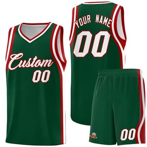 เสื้อบาสเก็ตบอลไซส์ใหญ่พิเศษ – พิมพ์ลายแบบซับลิเมชั่น แห้งเร็ว มีไซส์ถึง 6XL สีทีมแบบกำหนดเองได้ - Product Image 3