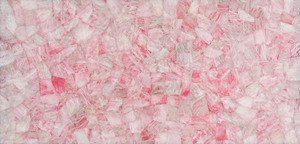 Panneau mural et plan de travail en quartz rose de luxe pour mobilier de bar, pierre de cristal rose - Product Image 4