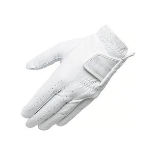 Gants de golf en cuir Cabretta personnalisés avec logo, fermeture auto-agrippante, antidérapants, doux, respirants, prix de gros pour hommes - Product Image 4
