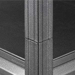 Organisateur de cadre en acier robuste réglable à 5 niveaux multi-usage argent RT pour étagères de garage - Product Image 5