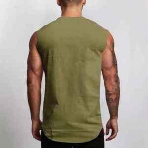 Débardeur Homme Style Urbain Hip Hop ODM, Impression Graphique Personnalisée, 100% Coton Doux et Polyester, Débardeur Sportif Décontracté Sans Manches - Product Image 4