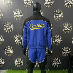 Ensemble coupe-vent réversible personnalisé et respirant avec fermeture éclair, survêtement léger, tenue de sport, course à pied, gym, streetwear - Product Image 4