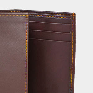 Meilleure Vente Portefeuille Court Homme Sur Mesure Nouveau Design Tendance Cuir Véritable Fermeture Ouverte Étanche Personnalisable Haute Qualité - Product Image 5