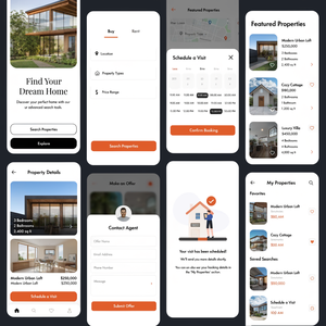 Application Immobilière avec Propriétés Sauvegardées - Product Image 3