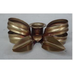 Portavelas de latón Vintage pequeño, soporte de lazo, centro de mesa de Pascua de Metal básico para bodas y decoración del hogar, candelabro de Metal, regalo - Product Image 2