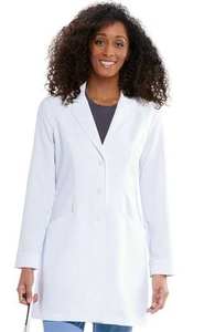 Blouse médicale de qualité supérieure anti-plis en tissu tricoté extensible pour femmes, uniforme d'hôpital, veste d'infirmière - Product Image 6