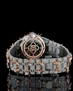 Premium Moissanite <b>Watch</b> Men Full <b>Diamond</b> VVS Stones Stainless Steel Luxury Wristwatch - Product Image 4