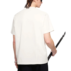 เสื้อยืดคอกว้างทรงโอเวอร์ไซส์ แขนสั้น ผ้าถัก สีพื้น สำหรับผู้ชาย ดีไซน์เรียบง่าย - Product Image 6