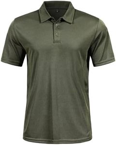 T-shirt décontracté à col golf, manches courtes, uni, respirant, avec logo frontal, 100 % coton, unisexe, boutonné - Product Image 2