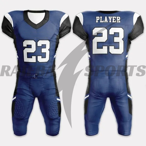Tenues de football américain personnalisées pour équipes – Maillots de football américain sur mesure avec numéros de joueur imprimés par sublimation, respirants, pour les matchs - Product Image 4
