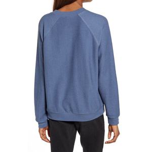VANEK INTERNATIONAL Unisex 100% Cotton Fleece Sweatshirt Breathable Pullover Relaxed Fit Crew Neck Winter <b>Top</b> <b>Walking</b> Workout - Product Image 3