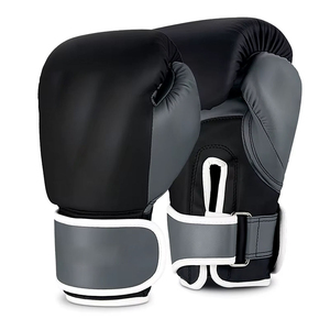 Gants d'entraînement de boxe professionnels, design personnalisé, gants de boxe en cuir pas chers, gants de boxe en cuir PU, mode sportive. - Product Image 4