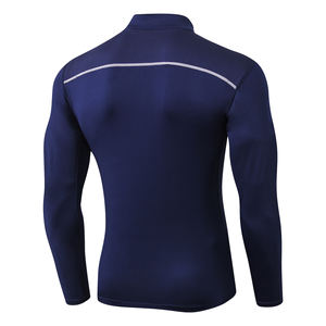 Chemises de compression OEM personnalisées de haute qualité, vêtements de fitness pour hommes, vêtements de compression de haute qualité, t-shirt à manches longues uni sans couture - Product Image 3