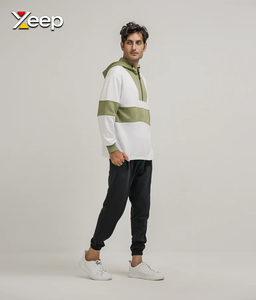 Sweat à capuche décontracté pour homme XEEP personnalisé avec imprimé frontal, coupe régulière, respirant, séchage rapide, avec poche, polyester/coton, idéal pour l'entraînement hivernal - Product Image 2