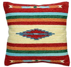 Housse de coussin carrée en coton brodée, faite à la main, anti-rides, lavable, moderne, pour la maison, l'hôtel, l'hôpital - Product Image 2