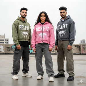 Sudaderas con efecto desgastado y decolorado, con logotipo personalizado, serigrafía, 100% algodón, forro polar, fabricante, proveedor mayorista, sudaderas con cremallera - Product Image 2