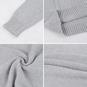 <b>Men's</b> Winter Warm 100% Cotton Anti-Pilling Breathable Pullover <b>Sweater</b> with <b>Wool</b> Liner Full Sleeves Character Pattern Front Logo - Product Image 2