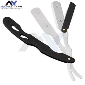 Rasoirs droits professionnels pour hommes en acier inoxydable 100% de qualité supérieure, rasoirs de barbier classiques à bord droit pour le rasage et l'entretien de la barbe - Product Image 4