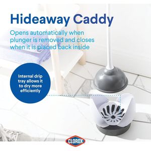 Juego de 2 desatascadores de inodoro con organizador de baño y accesorio de almacenamiento para accesorios de baño - Product Image 5