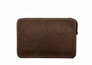 Maletín Profesional Unisex de Cuero Crazy Horse para Portátil, Gran Capacidad, Genuino, para Negocios, Trabajo, Viajes, Personalizable, Impermeable - Product Image 3