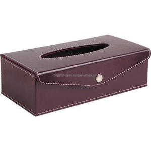 Distributeur de serviettes en cuir véritable, boîte à mouchoirs écologique en cuir, prix abordable, boîte de présentation de serviettes personnalisées, dernière arrivée - Product Image 4
