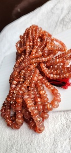 Perles de pierre de soleil naturelle de qualité supérieure, forme rondelle, 6 mm-10 mm, pierres précieuses de pierre de soleil en vrac, prix de gros disponible. - Product Image 2