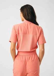 Uniforme Médico Unisex, Conjunto de Uniforme Quirúrgico, Tela Elástica Transpirable, Ecológica, Uniformes para Salón de Belleza, Color Personalizado para Mujer - Product Image 3